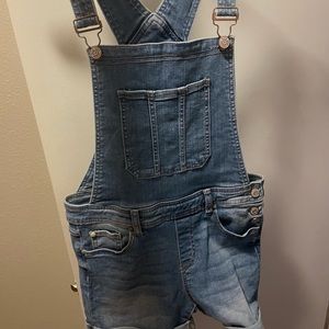 Enjean - denim - overall shorts